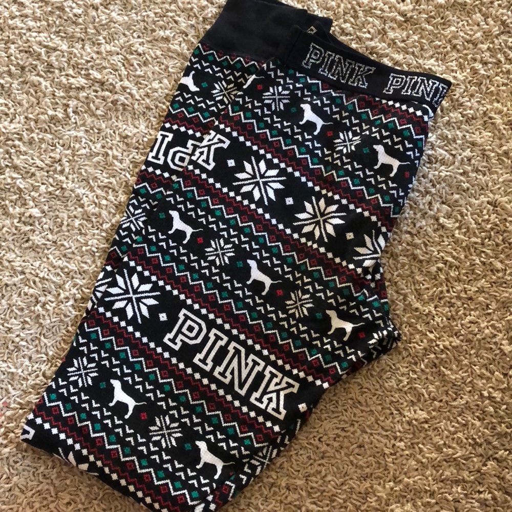 PINK holiday Small  pants